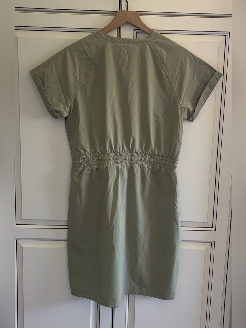 North Face Never Stop Dress Tea Green Outdoors Hiking Pockets Women’s Medium - Picture 16 of 16
